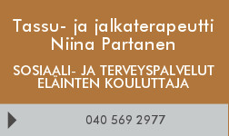 Tassu- ja Jalkaterapeutti Niina Partanen logo
